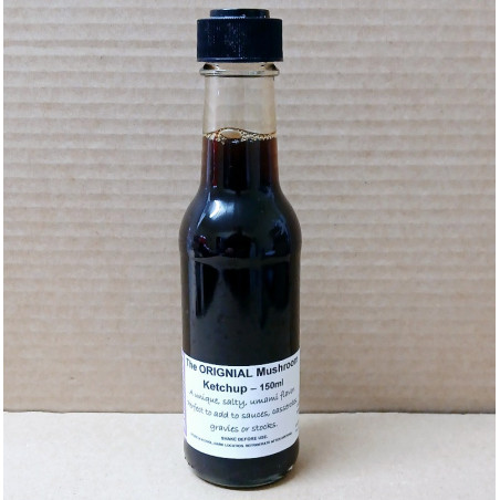 The ORIGNIAL Mushroom Ketchup – 150ml : $10.00ea